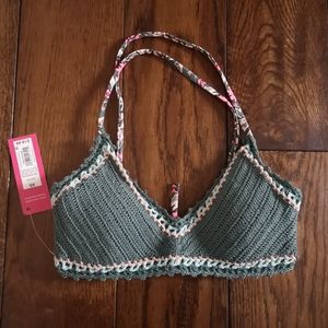 Xhilaration Crochet Bikini Top
